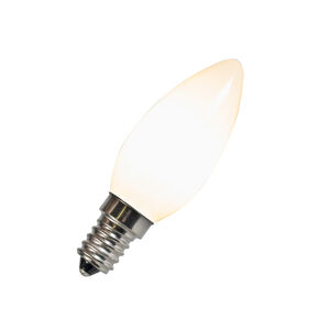 Vláknová LED lampa C35 E14 2W 2700K bílá