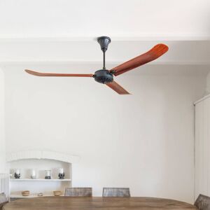 FARO BARCELONA Stropní ventilátor Aoba XL AC 3lopatky dřevo tmavé