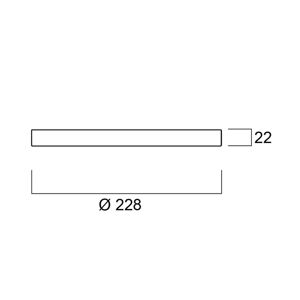 Sylvania Kruhová clona pro Start 5in1, černá, Ø 22,8cm