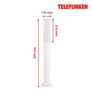 Telefunken Telefunken Bristol LED osvětlení cesty, 57cm, bílá