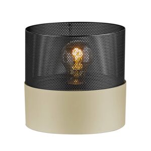 HELL Stolní lampa Mesh E27, výška 18 cm, písková/černá