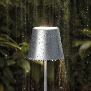 Sigor LED stolní lampa Nuindie aku mini 25cm stříbrná