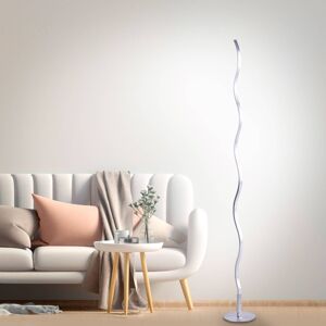 Leuchten Direkt LED stojací lampa Wave 3 000K 120cm ocel