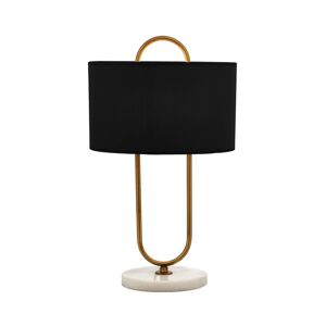 Avonni Stolní lampa ML-9112-1E noha mramor stínidlo sklo