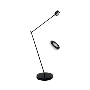 Lindby Stojací lampa Jyla, černá, nastavitelná, GX53, 4000K