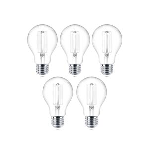 Lindby LED žárovka E27 čirá 7W 2700K 806lm sada 5 kusů