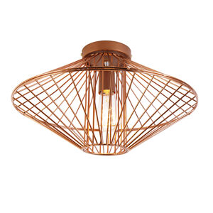 Designové stropní svítidlo měděné - Zahra