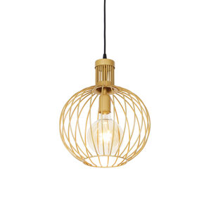 Designová závěsná lampa zlatá 30 cm - Wire Dos
