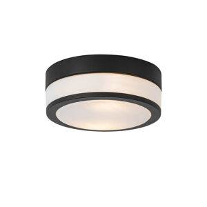 Klassieke buiten plafondlamp staal 23 cm IP44 - Flavi