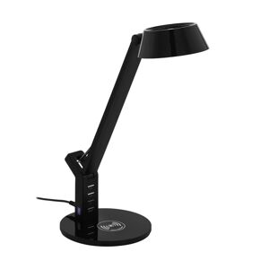 EGLO LED stolní lampa Banderalo stmívatelná QI černá