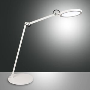 Fabas Luce LED stolní lampa Regina se stmívačem, bílá