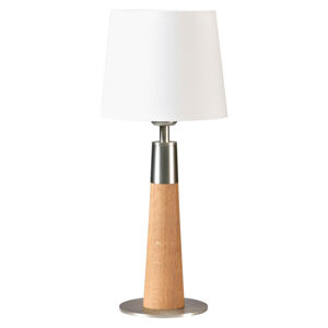 HerzBlut HerzBlut Conico stolní lampa bílá, dub olej, 44cm