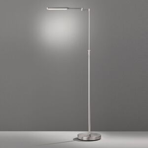 FISCHER & HONSEL LED stojací lampa Nami, nožním stmívač barva niklu