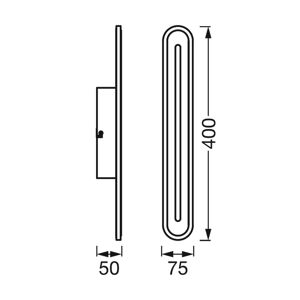 LEDVANCE SMART+ LEDVANCE SMART+ WiFi Orbis Bath Wall 40 cm bílá