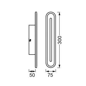 LEDVANCE SMART+ LEDVANCE SMART+ WiFi Orbis Bath Wall 30 cm bílá