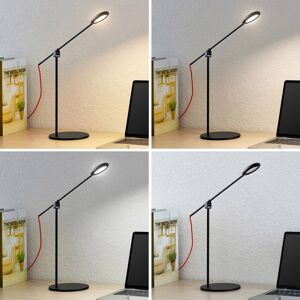 PRIOS Prios Ihario stolní lampa LED CCT, černá