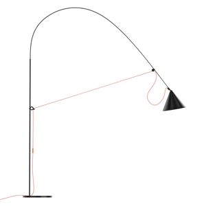 midgard midgard AYNO stojací lampa 290cm černá/oranž 2700K