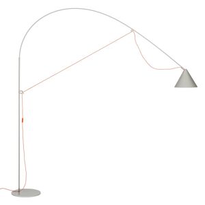 midgard midgard AYNO stojací lampa 290cm šedá/oranž 4 000K