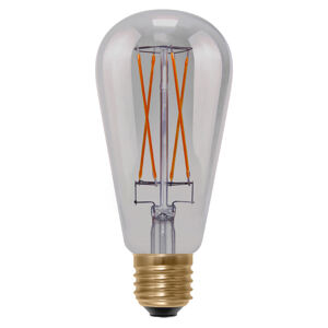 Segula SEGULA LED rustikální E27 6W Long Style šedá
