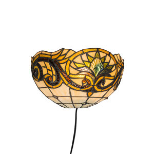 Nástěnná lampa Tiffany Sunflower