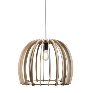 Designová závěsná lampa kulatého dřeva - Twan