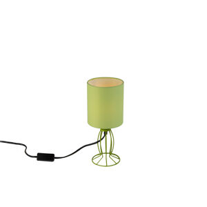 Designová stolní lampa se světle zeleným odstínem - Clark