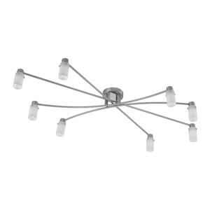 Moderní stropní lampa z oceli 8-light - Centi