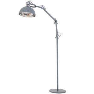Průmyslová stojací lampa šedá - Daryl