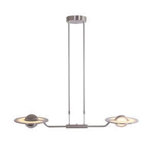 Moderní závěsná lampa ocelová stmívatelná včetně LED - Tara