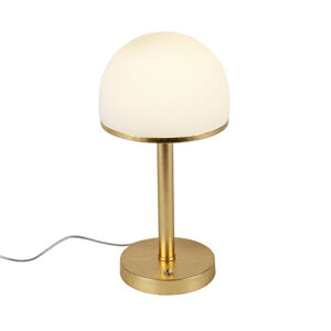 Vintage stolní lampa zlatá včetně LED a dotykové - Bauhaus