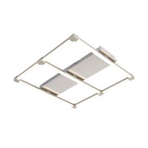 Designové hranaté stropní svítidlo z oceli vč. LED - Plazas
