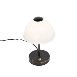 Designová stolní lampa černá stmívatelná včetně LED - Joya