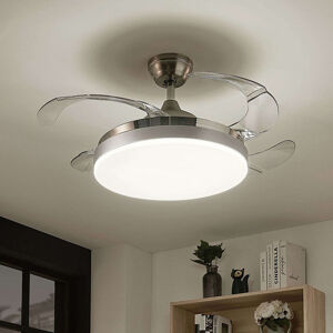 Designový stropní ventilátor včetně LED a dálkového ovládání - Philious