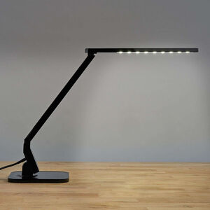 Designová stolní lampa černá včetně LED s dotykovým stmívačem - Eleni