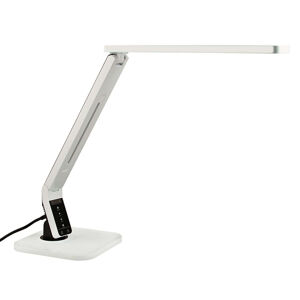 Designová stolní lampa bílá včetně LED s dotykovým stmívačem - Eleni