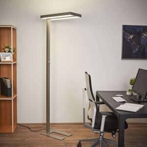 Moderní stojací lampa z hliníku včetně LED a stmívače - Logan