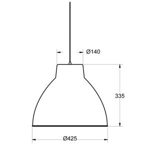 Aluminor Aluminor S2089 závěsné světlo, industriální styl