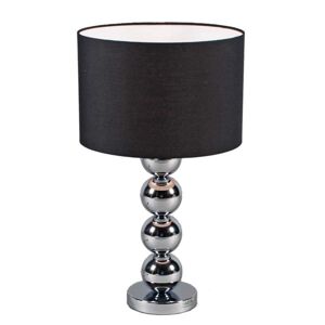 Stolní lampa Co-Jones chrom s černou barvou