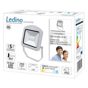 Ledino LED venkovní reflektor Charlottenburg 30W 3 000 K