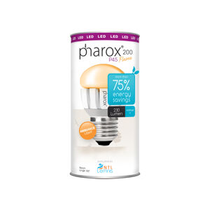 LED žárovka Pharox 200 P45 Flame E27 4W